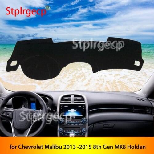 For Chevrolet Malibu 2013 2014 2015 8th Gen MK8 Holden Anti-Slip Dashboard Cover Protective Pad Car Accessories Sunshade Carpet