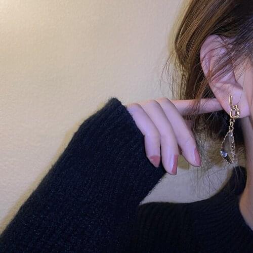 Transparent Crystal Geometric Acrylic Earrings For Women Holiday Sweet Dangle Earring Romantic Wedding Party Jewelry Accessories