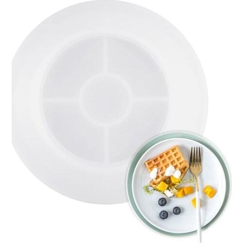 Silicone Large Soap Dish Resin Mold Oval Round Tray Molds DIY Jewelry Tray Molds