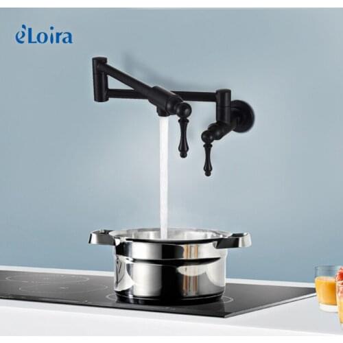 Stainless Steel Pot Filler Faucet Kitchen Faucet Tap Mixer Wall Mounted