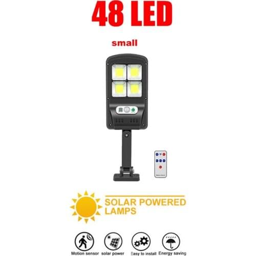 Tabular oblong 100 LED Solar Wall Lamp PIR Motion Sensor Light Outdoor Waterproof Garden Courtyard Solar Street Lights Lighting