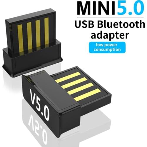 USB Bluetooth Adapters BT 5.0 USB Wireless Computer Adapter Audio Receiver Transmitter Dongles Laptop Earphone Mini Sender