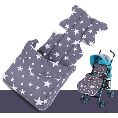 Winter Thick Warm Baby Storller Mattresses Footmuff Universal Infant Carriage Cushion Baby Trolley Car Seat Accessories
