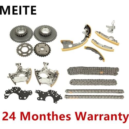 06E109229A 079109229L Engine Timing System Chain Tensioner Gear Set For Audi A4 A6 A8 2,4L 3,2L TSI V6 06E109218H 06E109217H