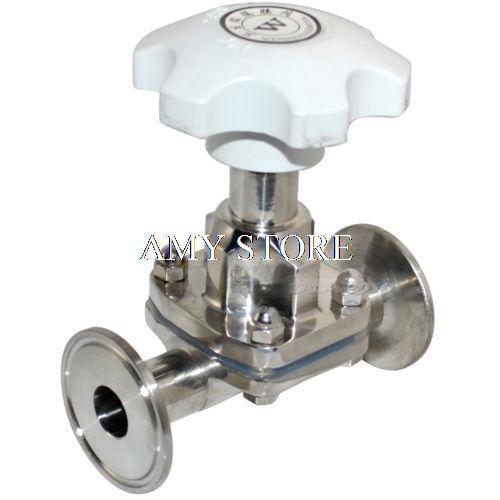 25MM 1" Sanitary Fitting Diaphragm Valve Clamp Type NEW Stainless Steel 316