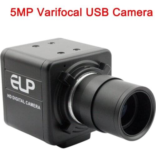 5MP Aptina MI5100 high 30fps 1080P 2.8-12mm CS mount Manual zoom Varifocal USB Webcam Camera for Android, Linux raspberry pi