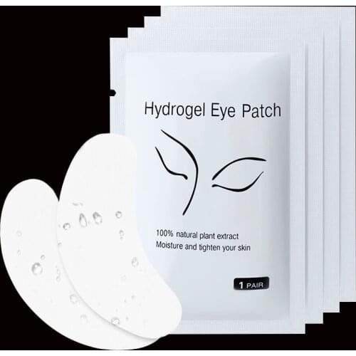 50/100 Eyelash Extension Paper Patches Grafted Eye Stickers Eyelash Under Eye Pads Lint Free Hydrating Eye Paper Patches