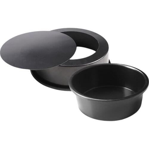 Bread Non-stick Baking Mould Black Live Bottom Cake Mold Cake Template Baking Mold Kitchen Oven Bakeware Tool