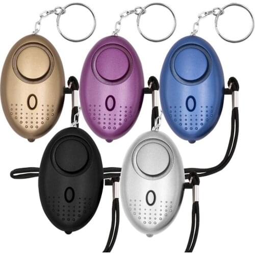 Safe Sound Personal Alarm, 5 Pack 140DB Personal Security Alarm Keychain with LED Lights, Emergency Safety Alarm for Women, Men
