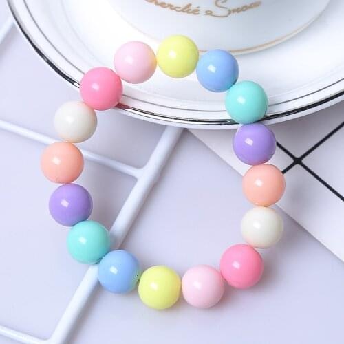 ISINYEE Bohemian Fashion Candy Beads Wrap Bracelets Femme For Girls Kids Elastic Rope Bracelet Jewelry Pulseras Mujer