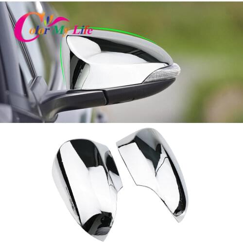 Color My Life 2Pcs Chrome Rearview Mirror Protection Cover Rear View Mirror Trim Strip for Toyota CHR C-HR 2016-2020 Accessories