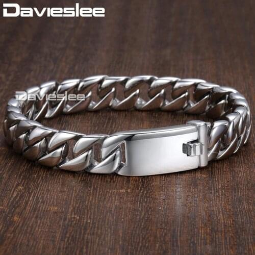 Davieslee Gold Bracelets For Men