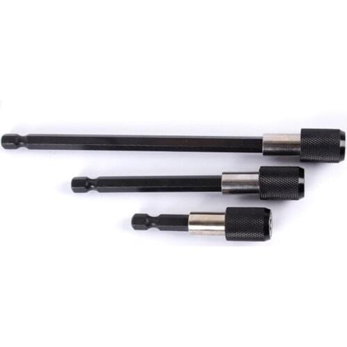 Bit Holder, 60mm, 100mm, 150mm, Quick Release Magnetic Screwdriver Extension Bit Holder, Hex Shank Connection Rod Adapter