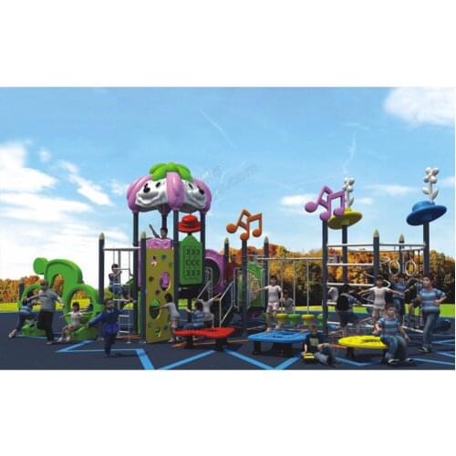 Kids amusement combination playground with CE/TUV plastic outdoor playground slide for school/park/community