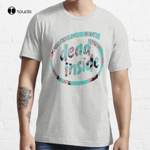 Dead Inside Sad Boy Intel Vaporwave Aesthetic Floral Arizona Tea Mix T-Shirt Cotton Tee Shirt