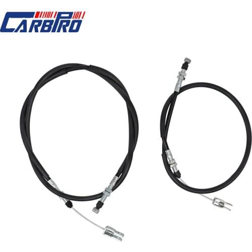 Left & Right Rear Brake Cable Set Parking Cables For Kawasaki 2500 2510 2520 3000 3010 3020 4000 4010 Mules