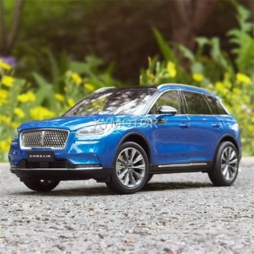1/18 For Lincoln Corsair 2020 Diecast Metal Car Model Boys Girls Gifts Collection Display Blue/White Metal,Plastic,Rubber