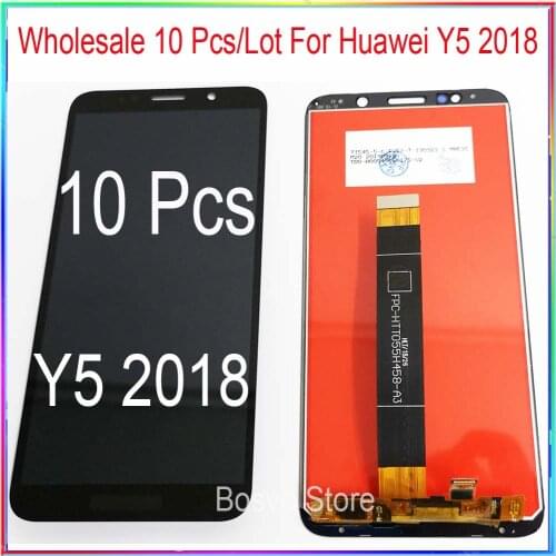 Wholesale 10 Pcs/Lot For Huawei Y5 2018 Lcd Display Touch Screen Digitizer Assembly Y5 Pro 2018 Y5 Prime