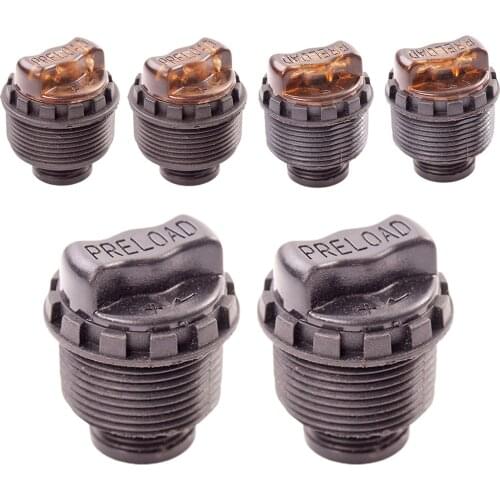 Bike Front Fork Lock Caps Plastic Bicycle Damping Rod Knob Preload Button Replacement Universal Cycling Parts Tools for XCM