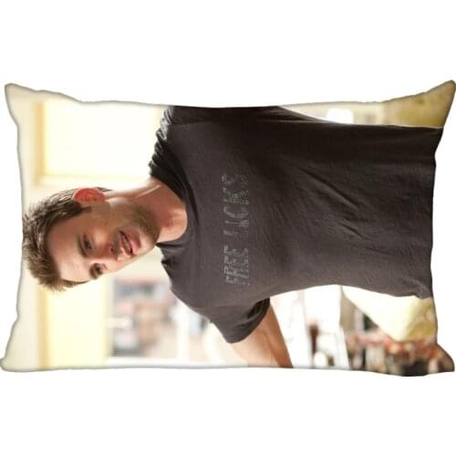 Custom Pillowcase Chris Evans rectangle Zipper Pillow Throw Pillow Case Cover 45x35cm(One Side) Printed