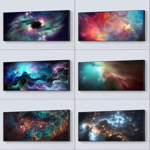 Cosmic Galaxy Nebula Poster Painting Printmaking HD Picture Print Canvas Astronomy Enthusiast Corridor Room Home Decor Wall Art