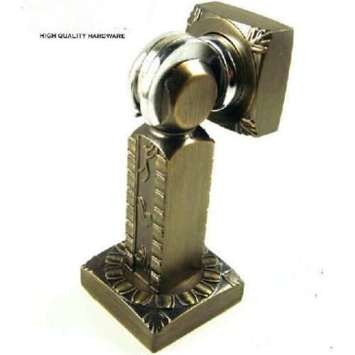 Europe style zinc alloy door stopper bronze classical door stops strong magnetism Free shipping DS19