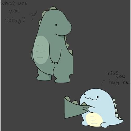 Iron on Cute Animal Kawaii Dinosaur Patch for Clothing Heat Transfers Applications T-shirt Heat Transfers Appliques Stickers