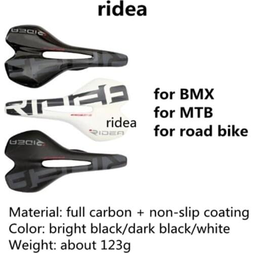 Ridea carbon saddle non-slip MTB bmx road bike universal for birdy brompton full carbon seat