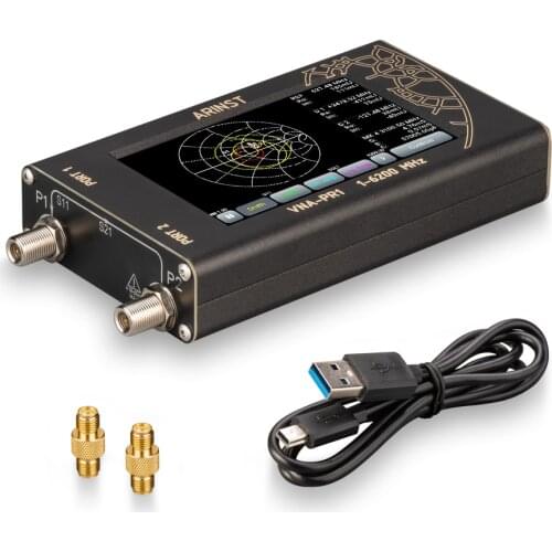 Portable 2-Port Vector Network Analyzer Reflectometer Arinst VNA-PR1 1-6200 MHz With 4" Touch Screen