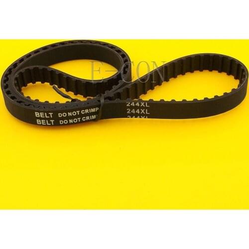 1pcs 244XL Timing Belt L039 122Teeth Width 0.39inch(10mm) XL Positive Drive Pulley for CNC Stepper Motor and Engraving Machine