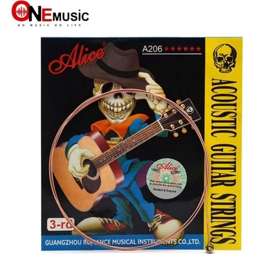 10pcs Alice A206SL .024 inch 0.61 mm 3rd G Third Acoustic Guitar Single Stainless Steel String NEW encordoamento