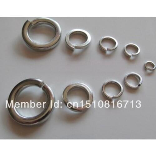 1000pcs M2 304 Stainless Steel Spring Washers Split Lock Washers