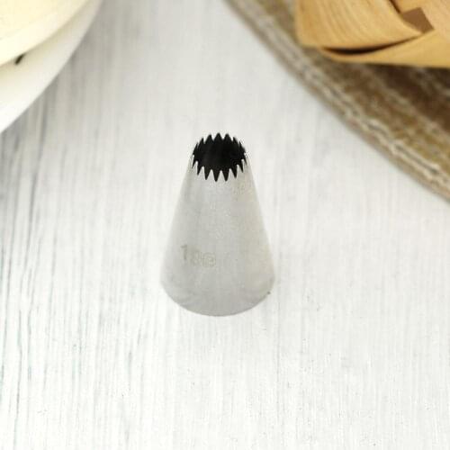 #199 Small Size Open Star Piping Nozzle Cake Decorating Cream Icing Tips Paste Icing Tips Cup Cake Decoration Tools