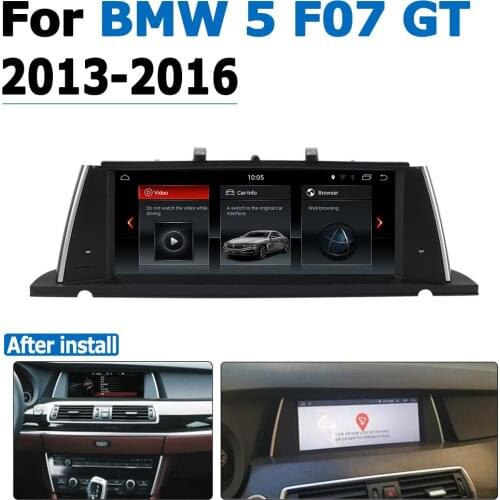 Android 8.0 up Car DVD Navi Player For BMW 5 Series F07 GT 2013~2017 NBT Audio Stereo HD Touch Screen all in one