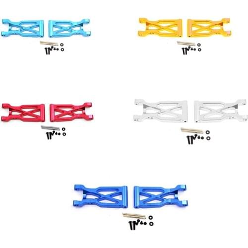 2Pcs Aluminum Alloy Rear Suspension Arm Swing Arms for Wltoys 104001 1/10 RC Car Upgrade Parts Accessories