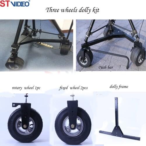 4 Wheels Dolly Frame for Jimmy Jib Crane