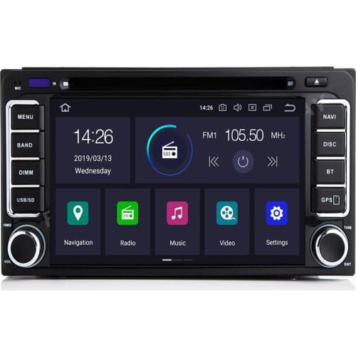 4GAndroid10 4G+64G IPS screen CAR DVD GPS For Toyota Universal RAV4 COROLLA VIOS HILUX Terios Land Cruiser 100 PRADO dvd player
