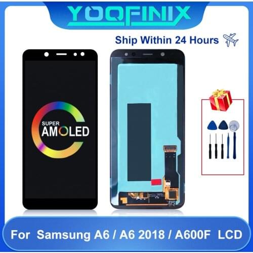 “5.6”AMOLED For Samsung Galaxy A6 2018 SM-A600F A600FN A600A A600G A600GN LCD Touch Screen Digitizer Display Replacement Parts