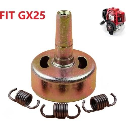7T 9T 7 9 Teeth Clutch Drum Pinion Gear Drive Bell & Clutch Spring Fit HONDA GX25 25CC Mini 4 Stroke Engine Strimmer Brushcutter