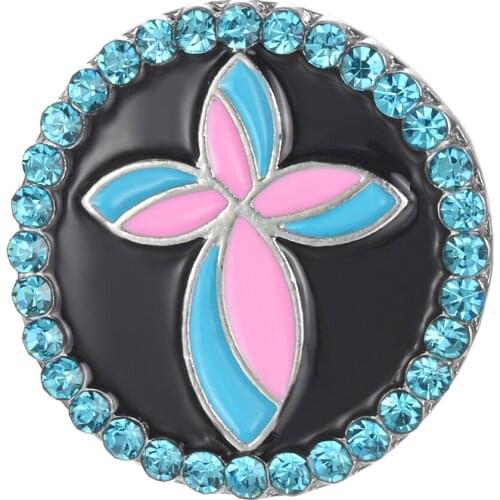 Enamel flower newest Snap bracelet vocheng Snap fit 18mm Snap bracelet women fashion jewelry Vn-2038