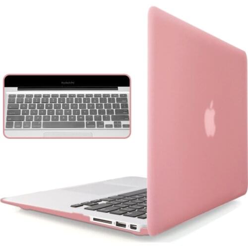 2in1 Crystal Laptop Case Cover for Macbook Air Pro Retina 13 15 12 11 inch Rose Gold Protective case With touch bar 2017