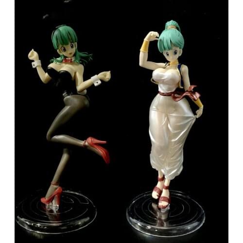 21cm Dragon Ball Anime Character Buruma Mfg Series Action Figures Toys Dolls Bulma Bunny Girs Arab Clothing Anime Toys Toy