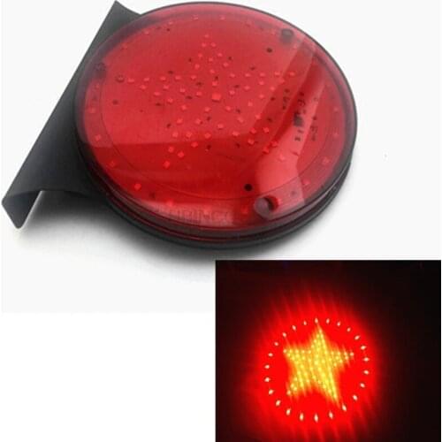 For24V car truck led star flashing light warning light brake light driving light width light anti-chasing rear tail light