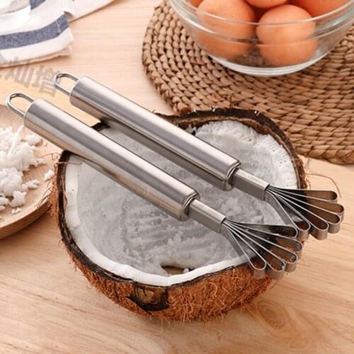 Stainless Steel coconut Grater Kitchen Accessories Fish Scales Fast Remove Cleaning Peeler Scraper Kitchen Fish Scraping tool