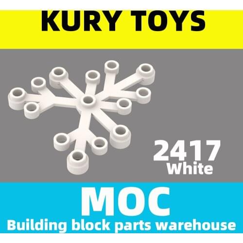 Kury Toys DIY MOC For 2417 Building block parts For Plant Leaves 6 x 5 For Plant