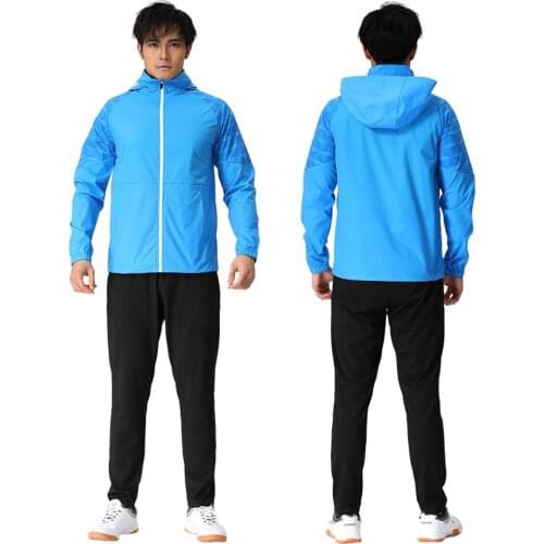 Jacket MenS 2020 New Hooded Cardigan Zipper Woven Blazer MenS Casual Sport Trench Coat Outdoor Running Suit