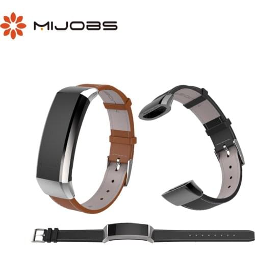 Mijobs Strap for Huawei Band 2 Pro B29 B19 Band 2 Accessories Leather Wrist Smart Bracelet Multifunction Smart Watch Wristband