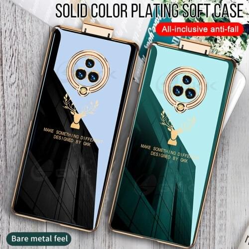 GKK Luxury Plating Lifting Soft Case For Vivo NEX UD 2 3 Case Anti-knock With Film Protective Cover For Vivo NEX UD 2 3 Fundas