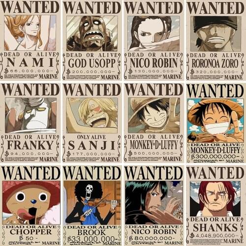 DIY Hand Painted Oil Painting Japanese Manga Painting By Numbers One Piece Reward For Home Decoration Canvas Poster