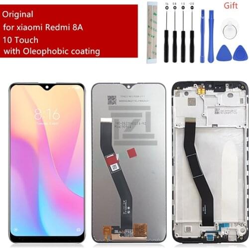 Original for xiaomi Redmi 8A display LCD touch screen digitizer Assembly 10 Touch screen for Redmi 8a Lcd with frame replacement
